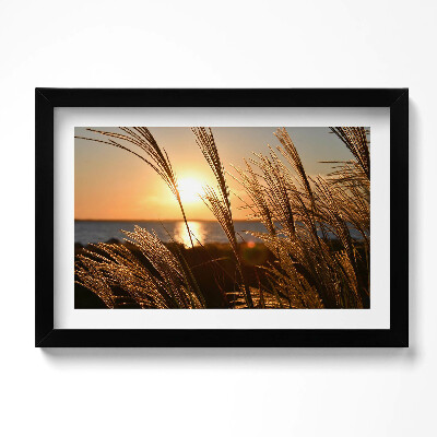 Tablou living cu rama original Grâul în ora de aur