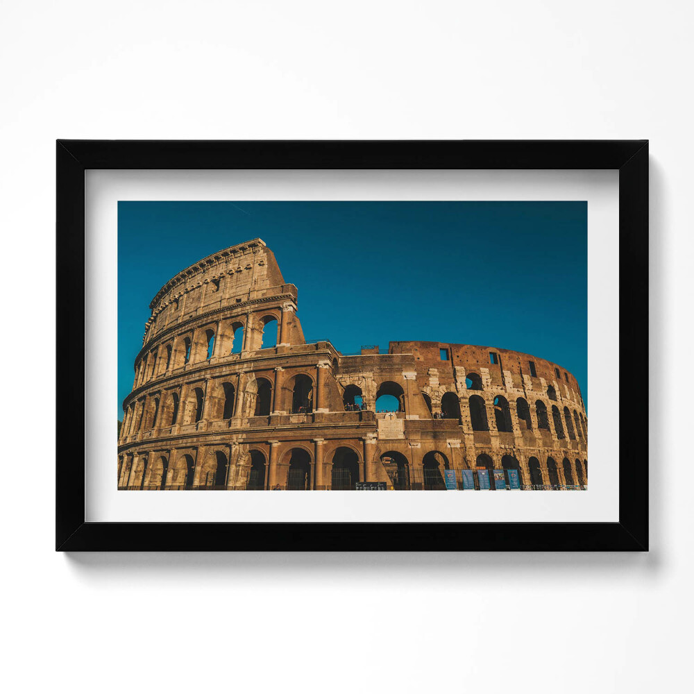 Tablou living cu rama original Colosseumul din Italia