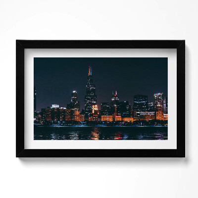 Tablou rama original Peisaj urban Chicago