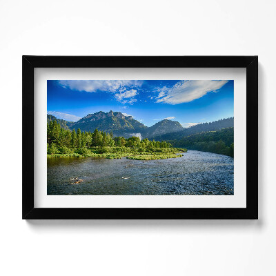 Tablou rama original Cotul râului Dunajec din Munții Pieniny