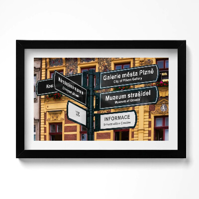 Tablou rama original Indicator Pilsen