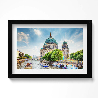 Tablou living cu rama original Catedrala din Berlin, Germania