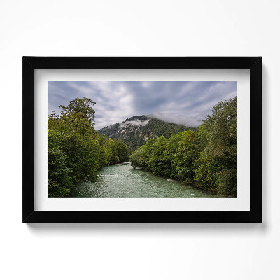 Tablou living cu rama original Peisaj montan Germania