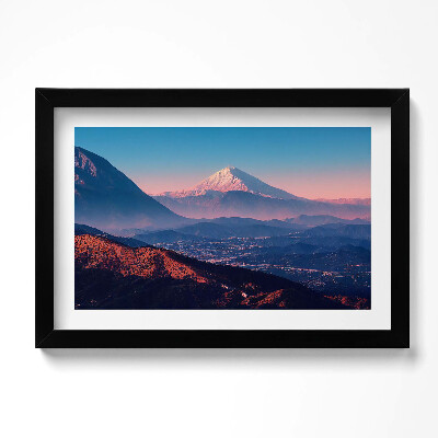 Tablou living cu rama original Munții din San Antonio, SUA