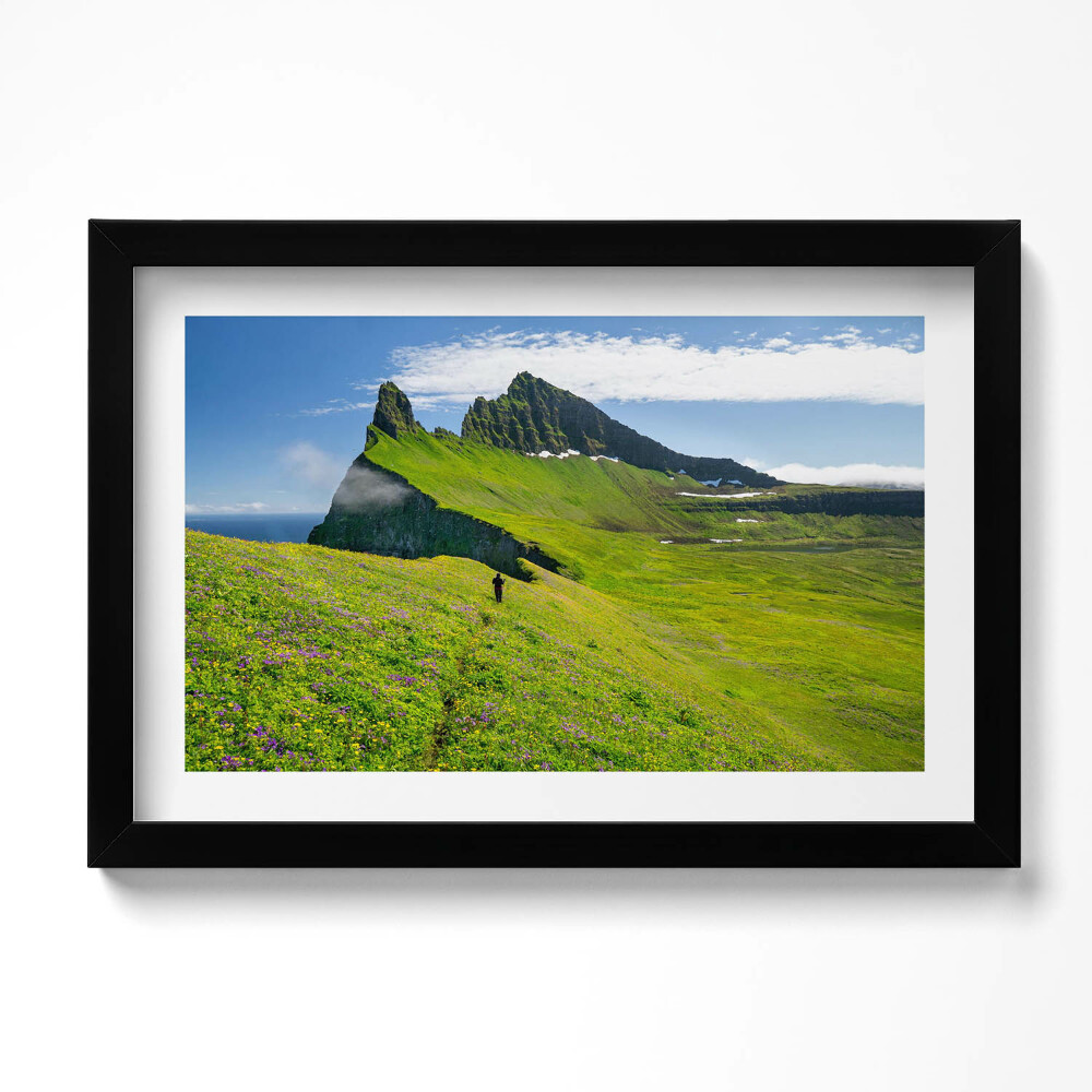 Tablou rama original Rezervația Hornstrandir din Islanda