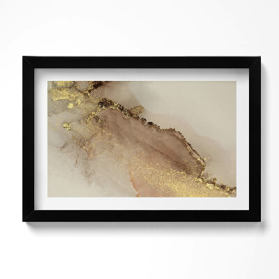 Tablou rama original Aur abstract