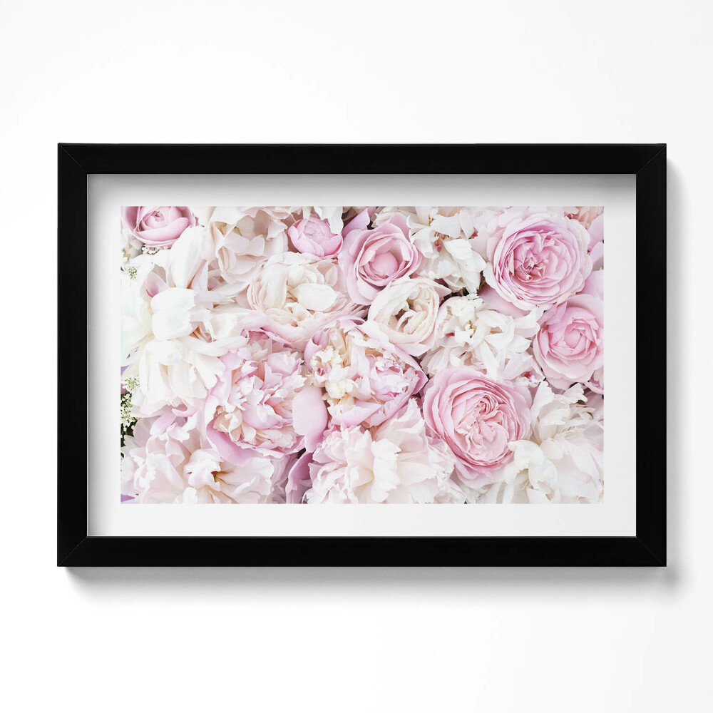 Tablou rama original Buchet de bujori