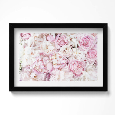 Tablou rama original Buchet de bujori