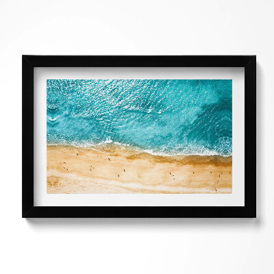 Tablou rama original Plaja și marea