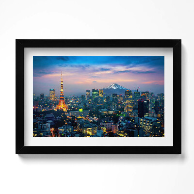 Tablou rama original Orașul noaptea