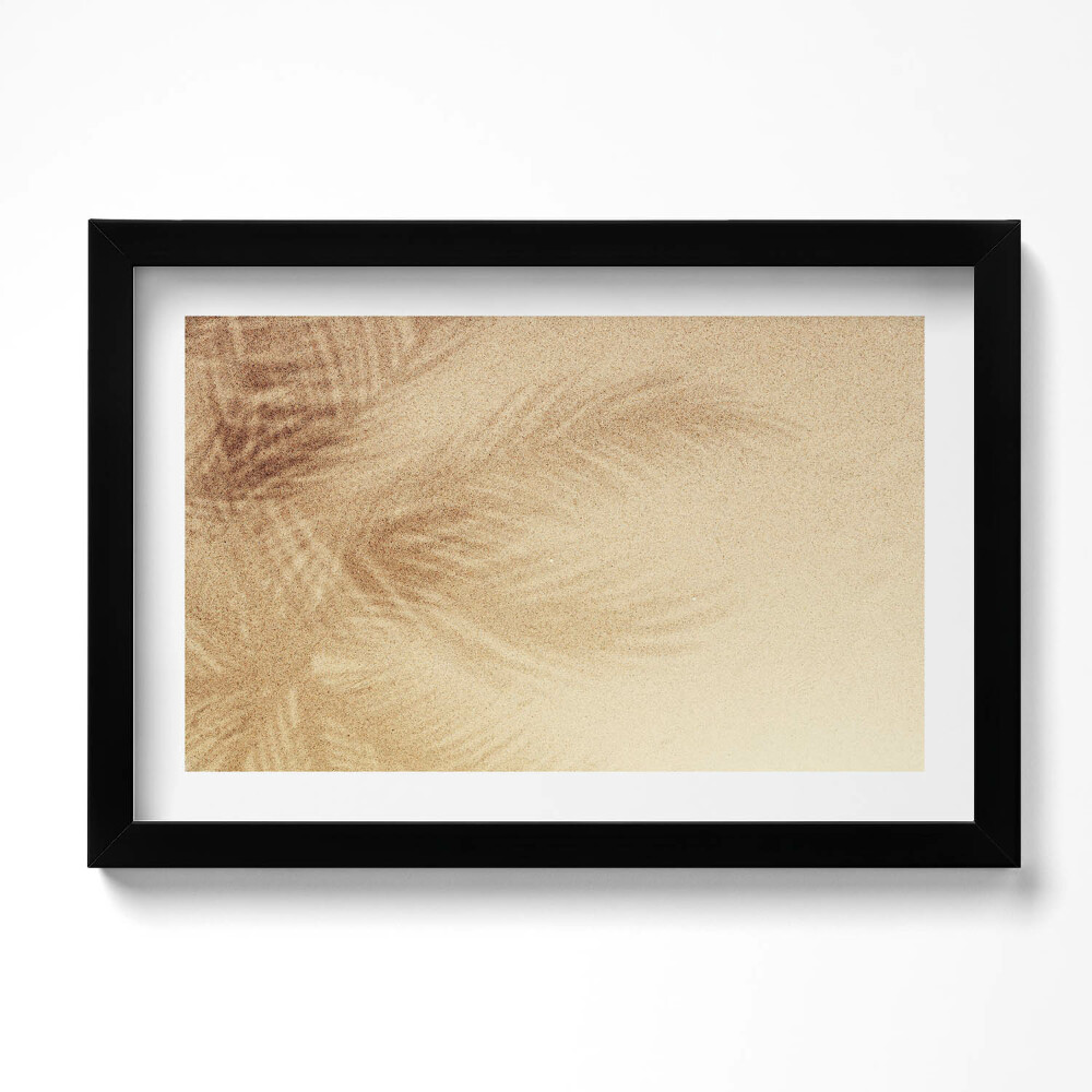 Tablou living cu rama original Vacanță pe plajă cu nisip