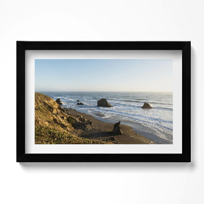 Tablou rama original Peisaj de pe litoral