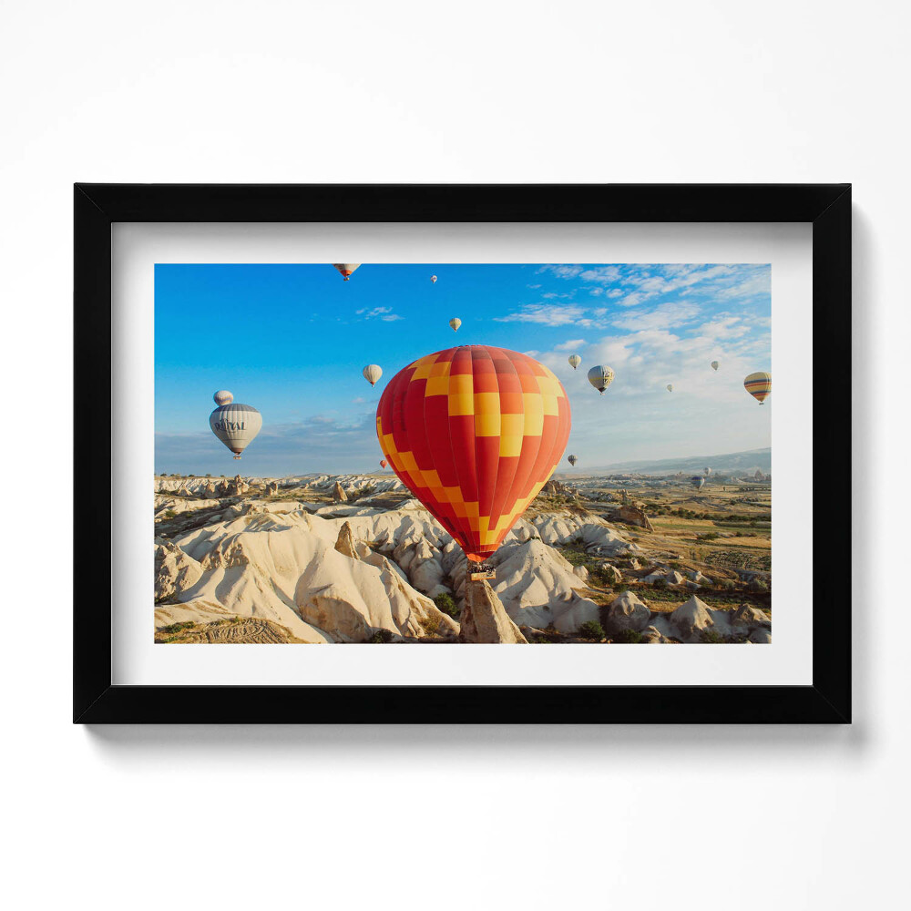 Tablou living cu rama original Baloane zburătoare