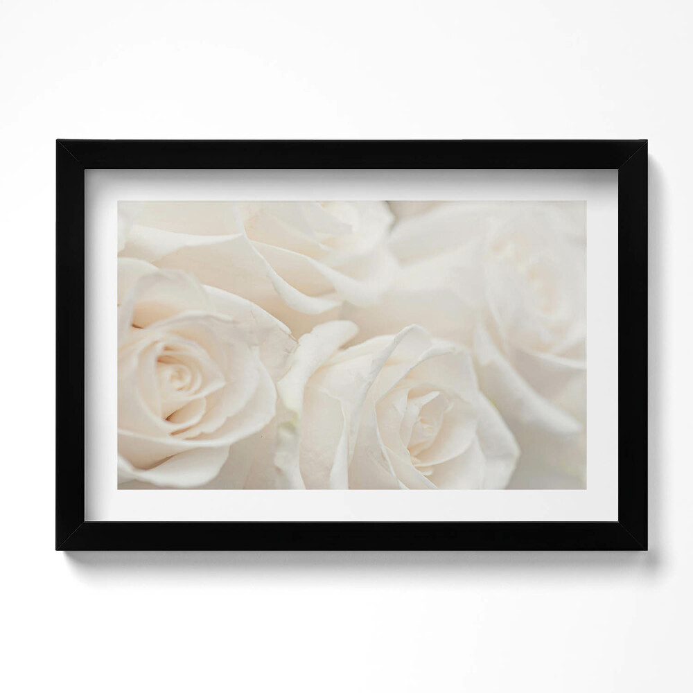 Tablou living cu rama original Alb delicat diverse