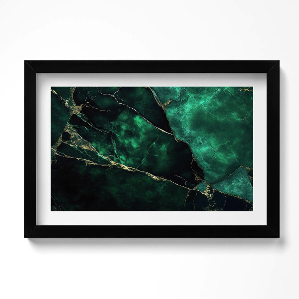 Tablou rama original Textură de piatră glamour