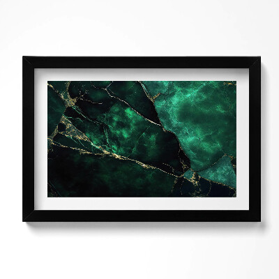 Tablou rama original Textură de piatră glamour