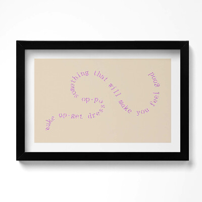 Tablou living cu rama original Citat motivațional și inspirațional