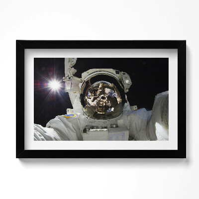 Tablou rama original Astronautul în spațiul NASA