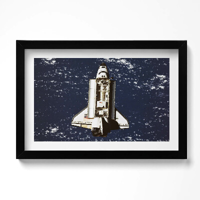 Tablou living cu rama original navă spațială NASA