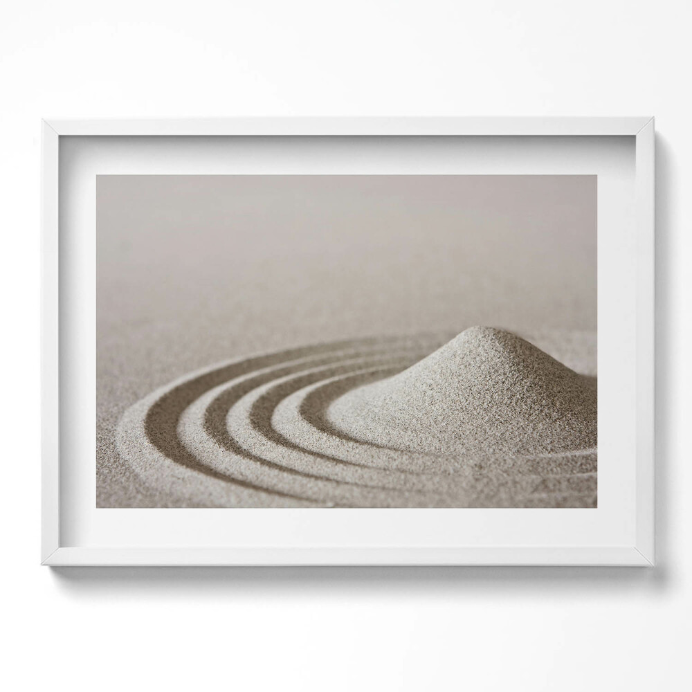 Tablou living cu rama excepţional Zen - un deal de nisip în stil boho