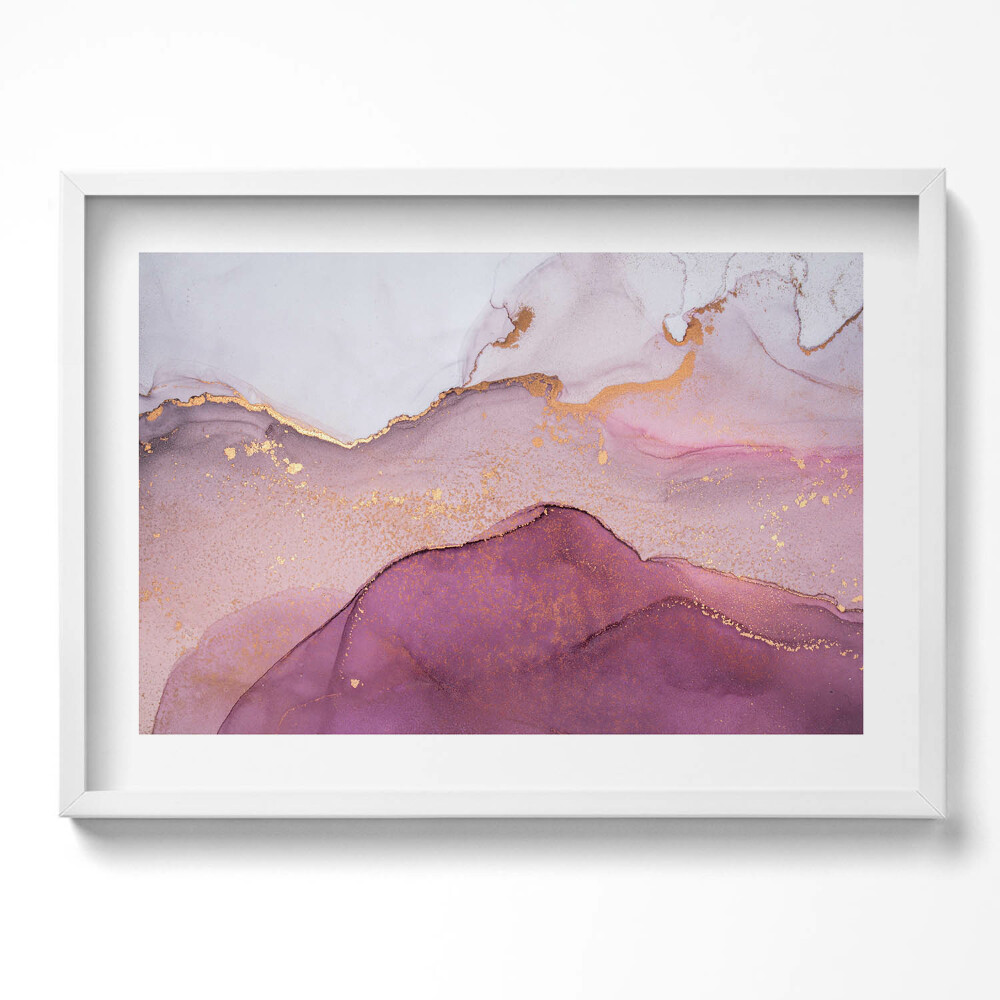 Tablou rama excepţional Rezumat roz cu aur