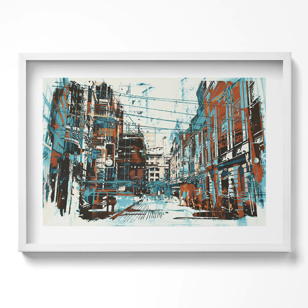 Tablou rama excepţional Artă stradală