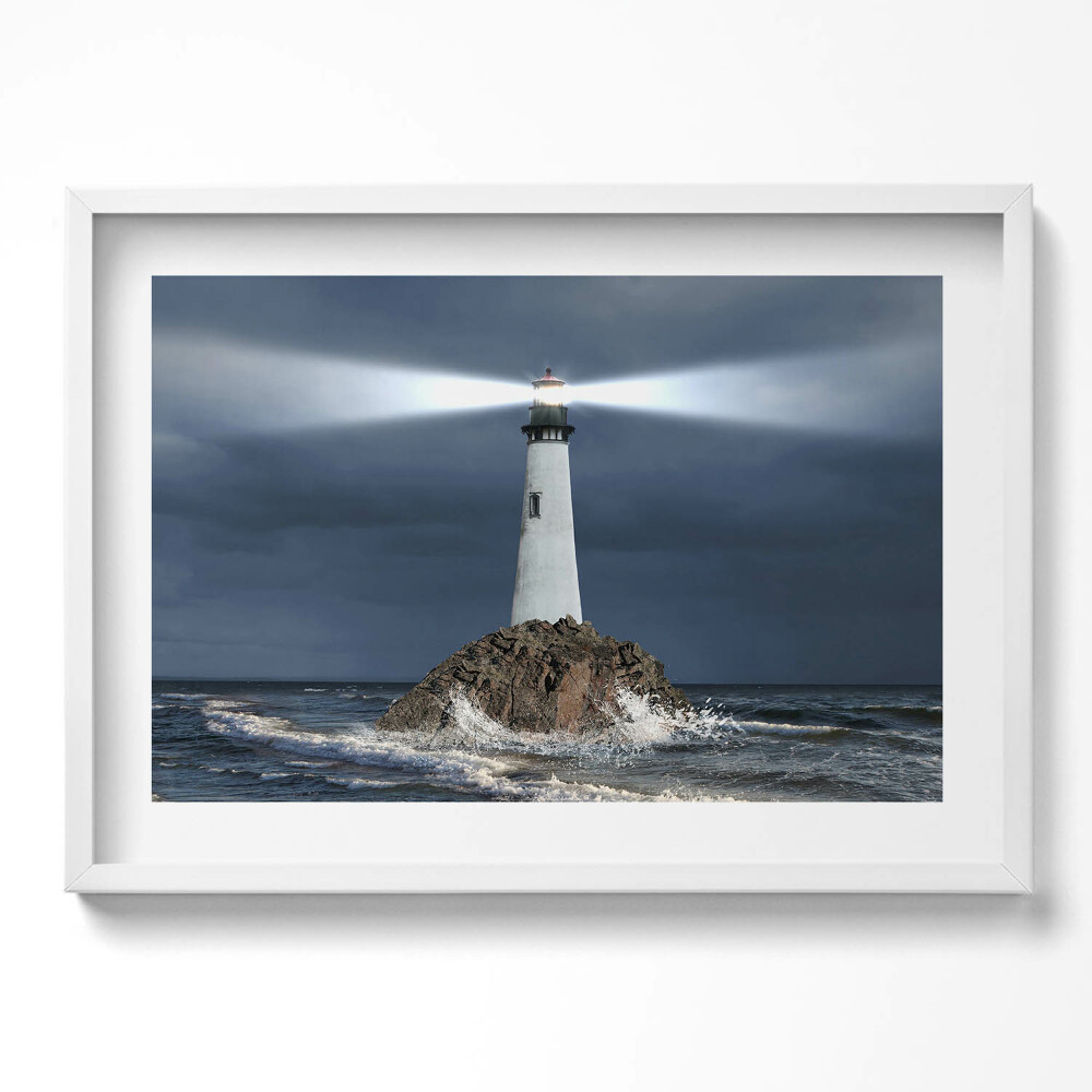 Tablou living cu rama excepţional Far