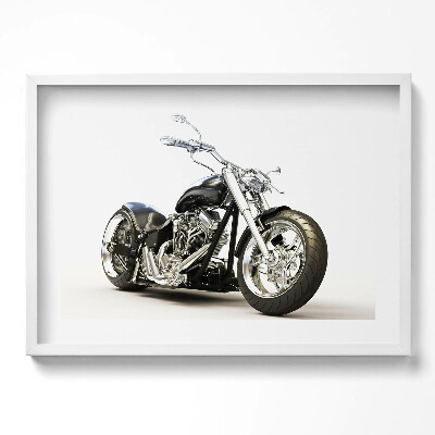 Tablou rama excepţional Motocicletă neagră