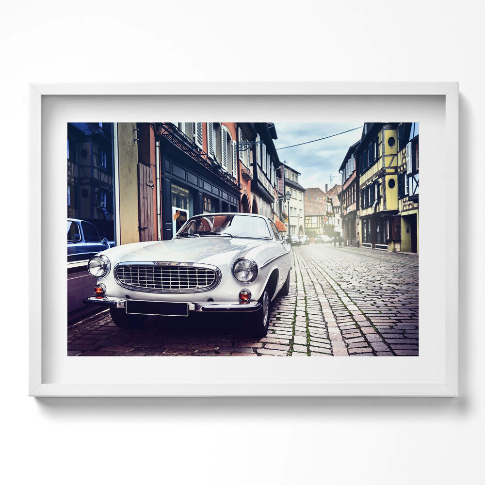 Tablou living cu rama excepţional Mașină retro