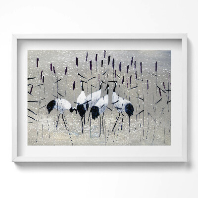 Tablou living cu rama excepţional Macarale în stuf