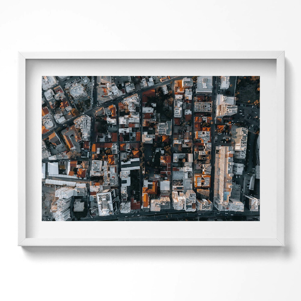 Tablou rama excepţional Vedere de sus Limassol Cipru