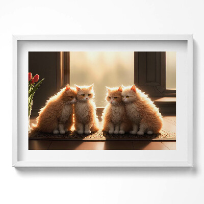 Tablou rama excepţional Pisicuțe dulci