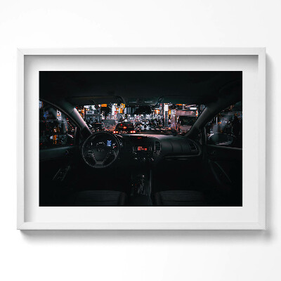 Tablou rama excepţional Mașină în Tokyo