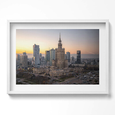 Tablou rama excepţional Palatul Culturii și Științei Varșovia