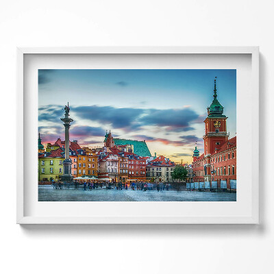 Tablou rama excepţional Orașul Vechi al Castelului din Varșovia
