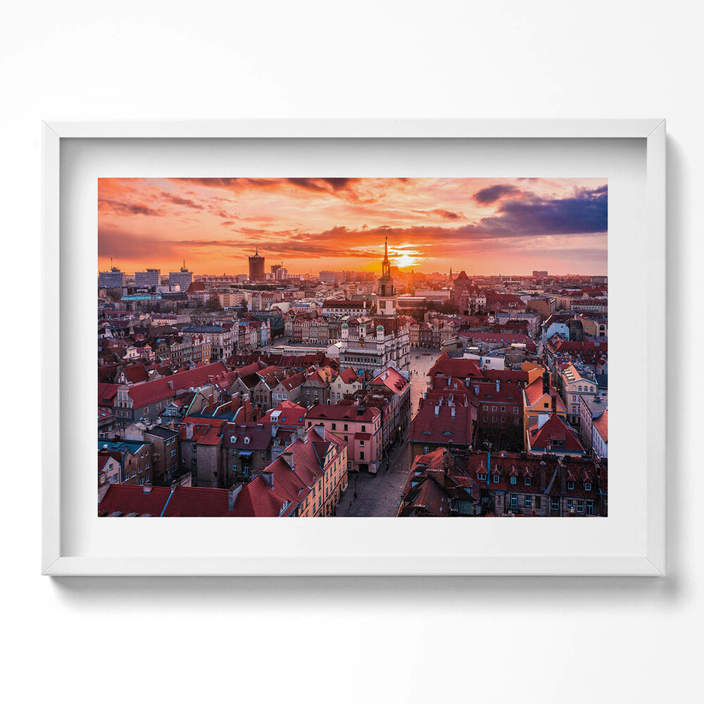 Tablou rama excepţional Poznań - panoramă