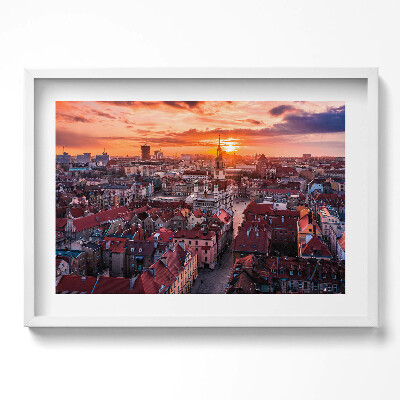 Tablou rama excepţional Poznań - panoramă