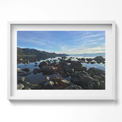 Tablou living cu rama excepţional Pietre sub un cer înnorat