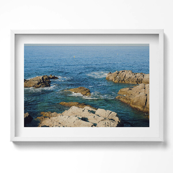 Tablou living cu rama excepţional Costa Brava