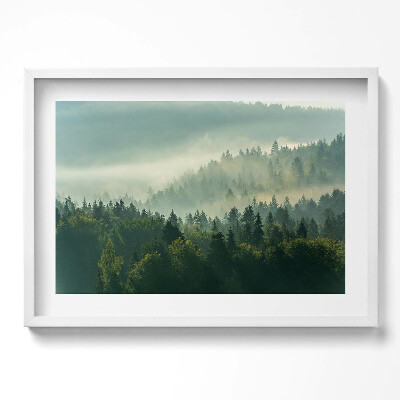 Tablou rama excepţional Sunrise Beskids