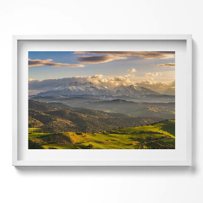 Tablou living cu rama excepţional Pieniny Wysoki Wierch