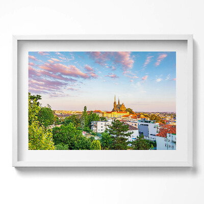 Tablou living cu rama excepţional Clădiri Brno Republica Cehă