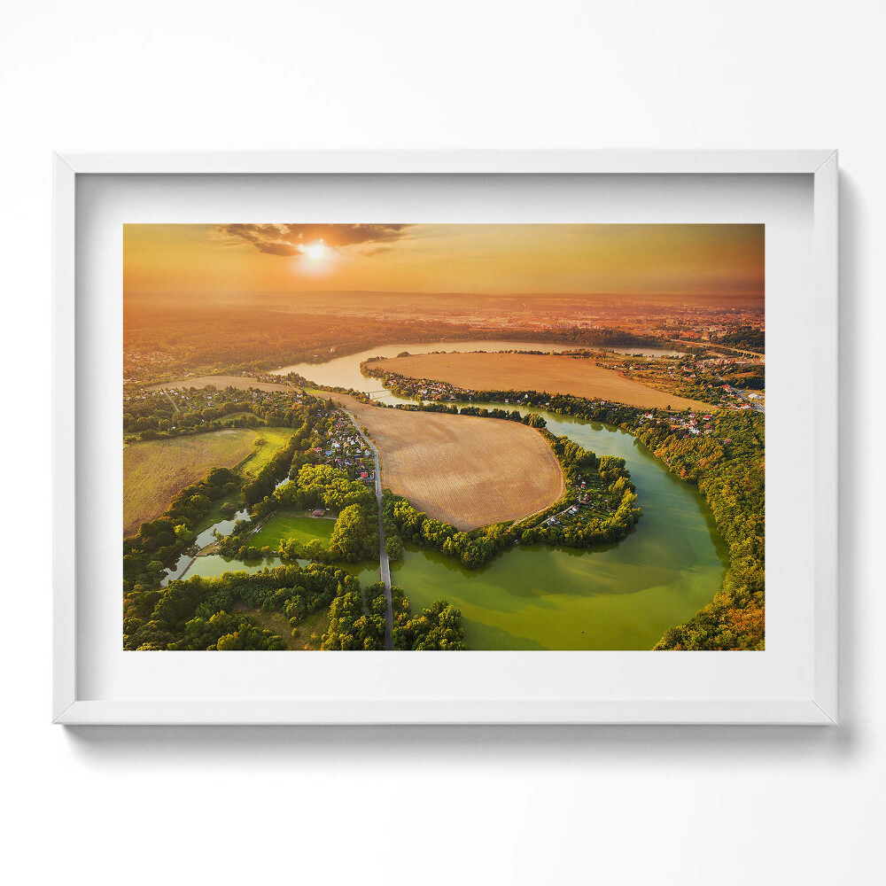 Tablou rama excepţional Valea Cehiei Pilsen Litice