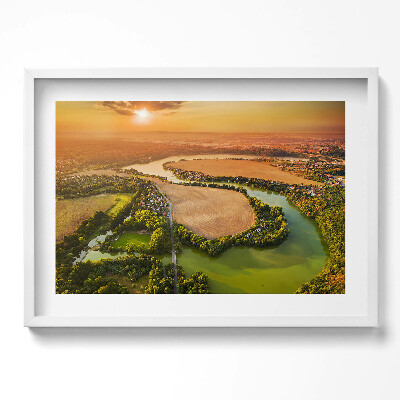 Tablou rama excepţional Valea Cehiei Pilsen Litice