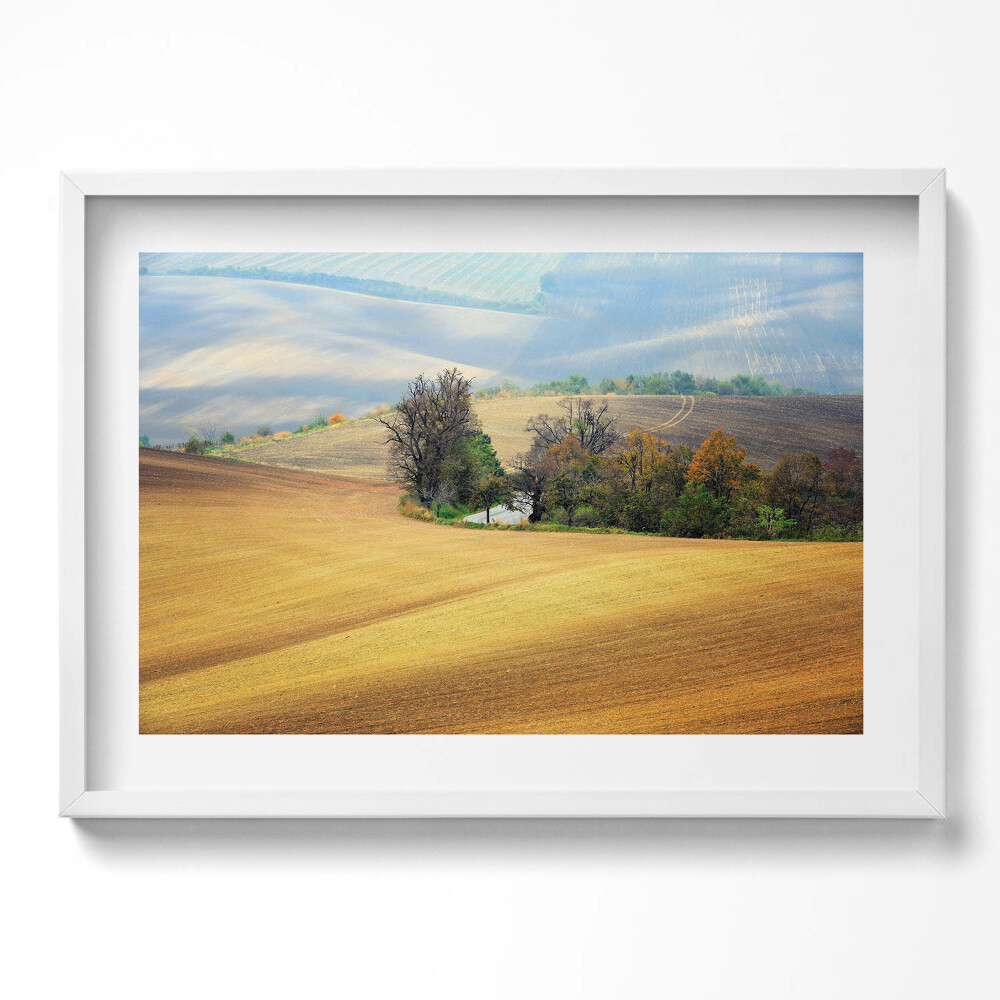 Tablou rama excepţional Peisajul rural din Moravia