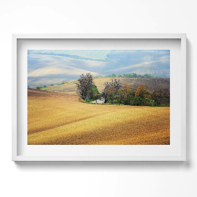 Tablou rama excepţional Peisajul rural din Moravia
