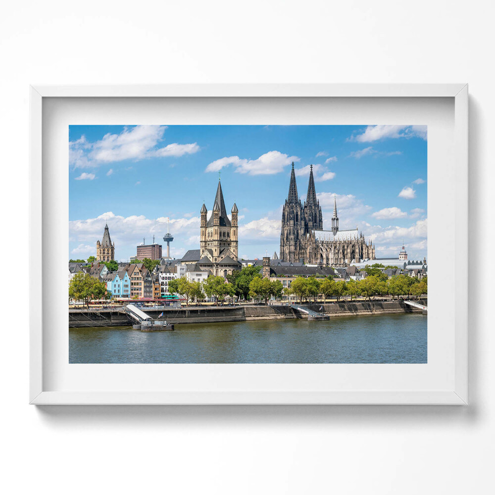 Tablou living cu rama excepţional Panorama din Köln