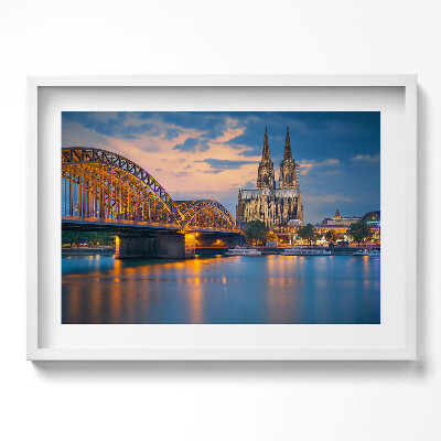 Tablou living cu rama excepţional Vedere a primăriei