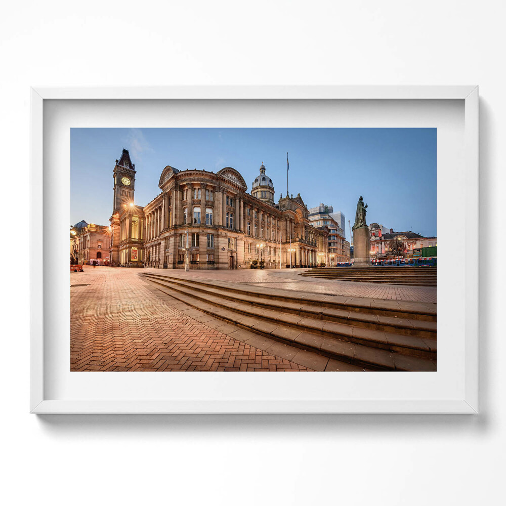 Tablou living cu rama excepţional Primăria orașului Birmingham, Anglia