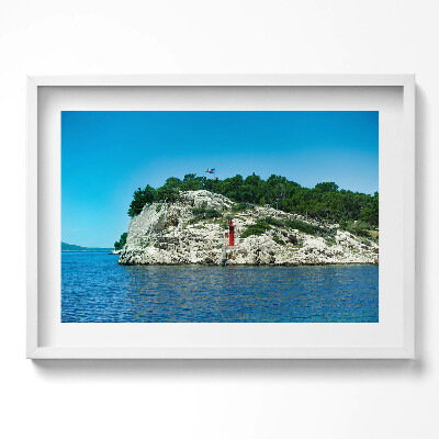 Tablou living cu rama excepţional Traseu pitoresc Split Croația